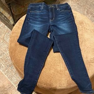 American Eagle dark wash high rise jeggings